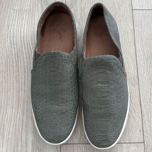 Joie Kidmore Sneaker Croc Embossed Slip On Sneaker